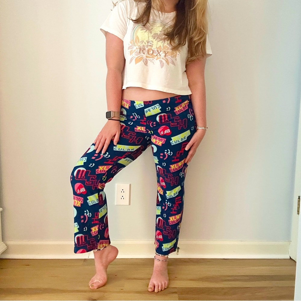 High School Musical Pajama Pants Fleece Y2K Vintage Small Disney Sleep Lounge